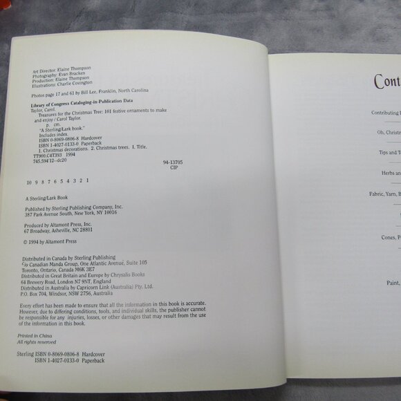 Treasures For The Christmas Tree By Carol Taylor. - Picture 2 of 6